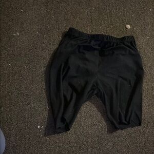 Black Elastic Waist Pants